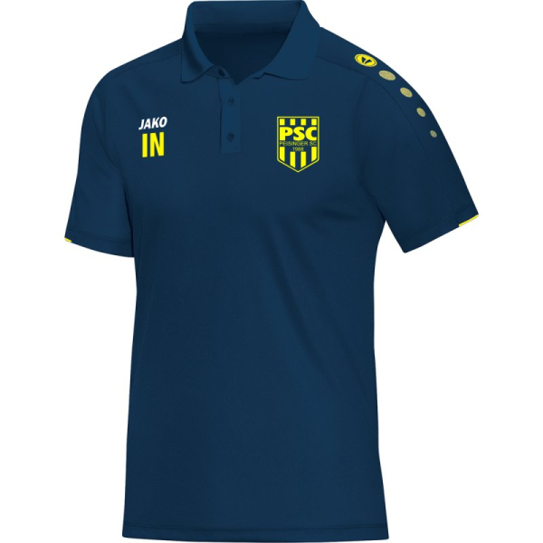 Peisinger SC Jako Polo Classico nightblue/citro Gr. 3XL