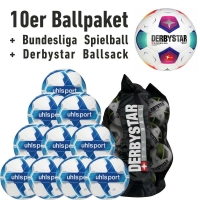 Uhlsport 10er Ballpaket Trainingsball ADDGLUE +...