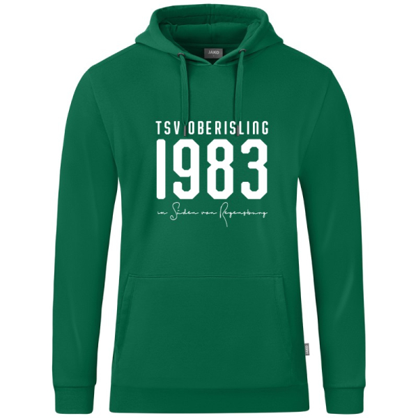 TSV Oberisling Jako Freizeit Kapuzensweat Organic grün Gr. 164
