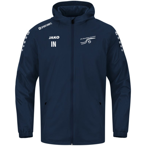 JFG Oberpfälzer Seenland Jako Allwetterjacke marine Gr. XL