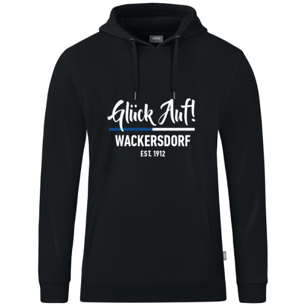 TV Wackersdorf Jako Kapuzensweat Organic schwarz (Glück Auf) XL