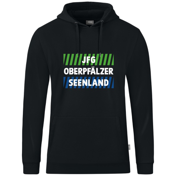 JFG Oberpfälzer Seenland Jako Kapuzensweat Organic schwarz Gr. XL
