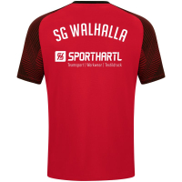 SG Walhalla Jako T-Shirt rot/schwarz Gr. 152