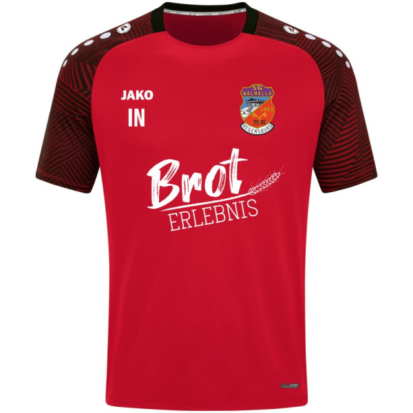 SG Walhalla Kegeln Jako T-Shirt rot/schwarz Gr. S