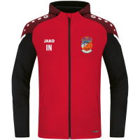 SG Walhalla Tischtennis Jako Kapuzenjacke rot/schwarz Gr. 38