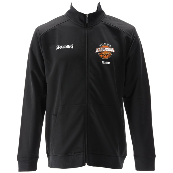 FC Tegernheim Baskets Spalding Flow Warm Up Zipper Jacket schwarz Gr. XXL