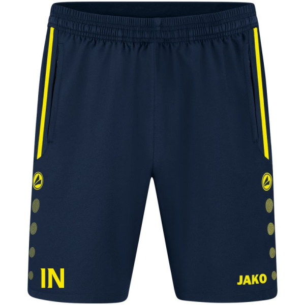 FC Wang Jako Short Allround marine/neongelb Gr. 152