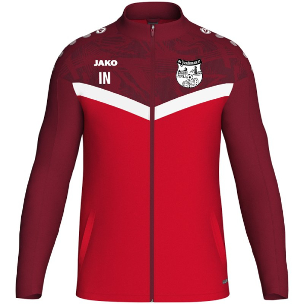 JFG 3 Schlösser-Eck 07 Jako Polyesterjacke rot/weinrot Gr. 140