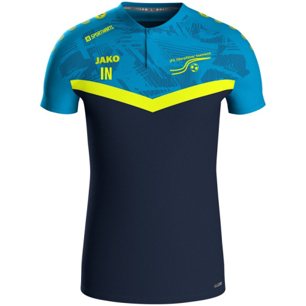JFG Oberpfälzer Seenland Jako Polo marine/JAKO blau/neongelb Gr. M