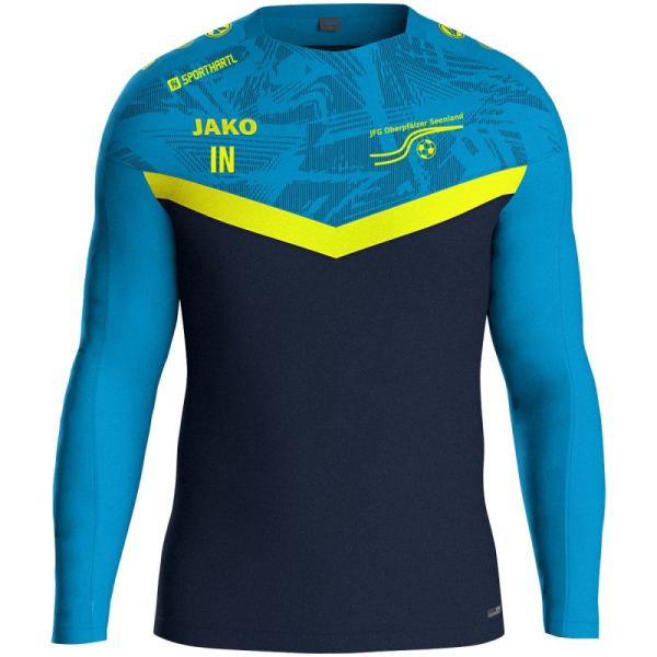 JFG Oberpfälzer Seenland Jako Sweat marine/JAKO blau/neongelb Gr. M