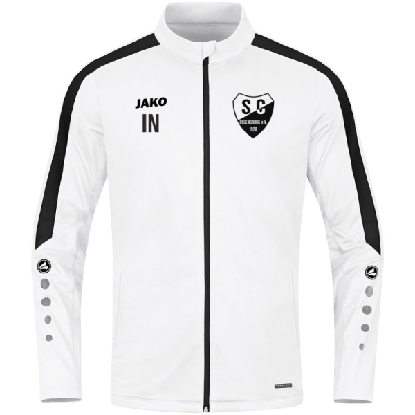 SC Regensburg Damen Jako Polyesterjacke weiß Gr. 36