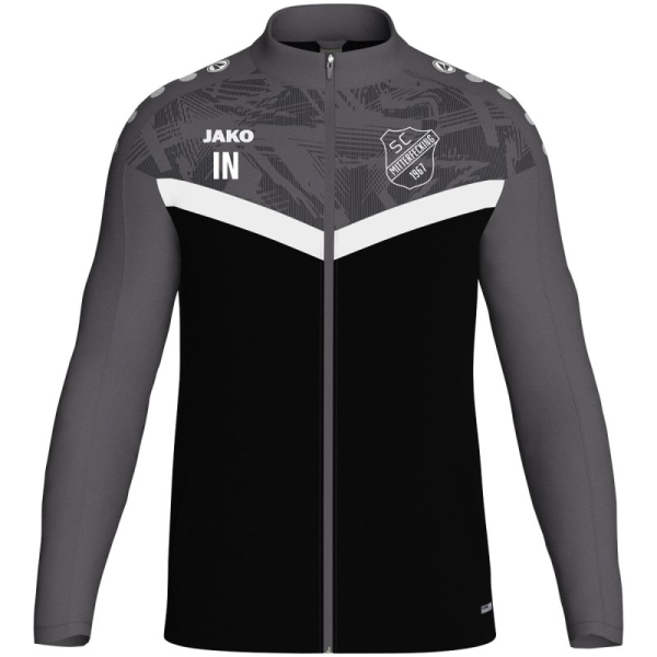 SC Mitterfecking Jako Polyesterjacke schwarz/anthrazit Gr. XL
