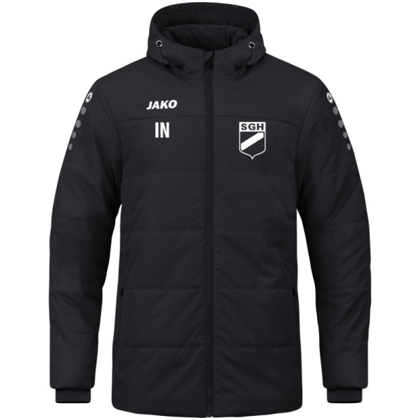 SG Hohenschambach Jako Coachjacke mit Kapuze schwarz Gr. XL