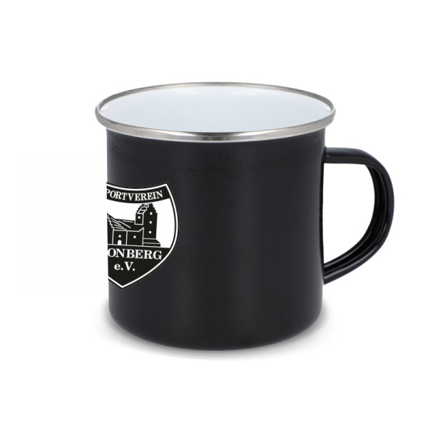 SV Leonberg Tasse Emaille