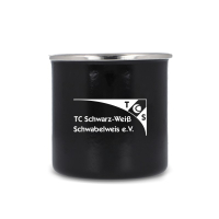 TC Schwabelweis Tasse Emaille