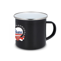 Vespa Club Regensburg Tasse Emaille