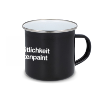 Gmütlichkeit Luckenpaint Tasse Emaille