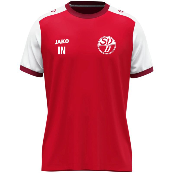SV Donaustauf Jako Trikot rot/weiß/dunkelrot Gr. 140
