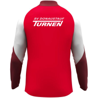 SV Donaustauf Turnen Jako Polyesterjacke rot/weiß/dunkelrot Gr. 152