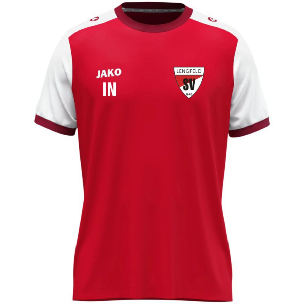 SV Lengfeld Jako Trikot rot/weiß/dunkelrot Gr. M