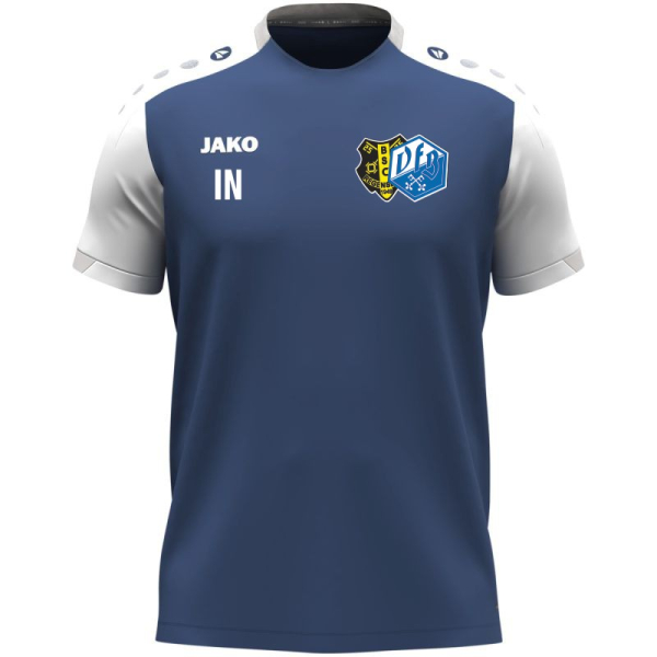 VFB/BSC Regensburg Trainer Jako T-Shirt nachtblau/weiß/hellgrau Gr. XXL